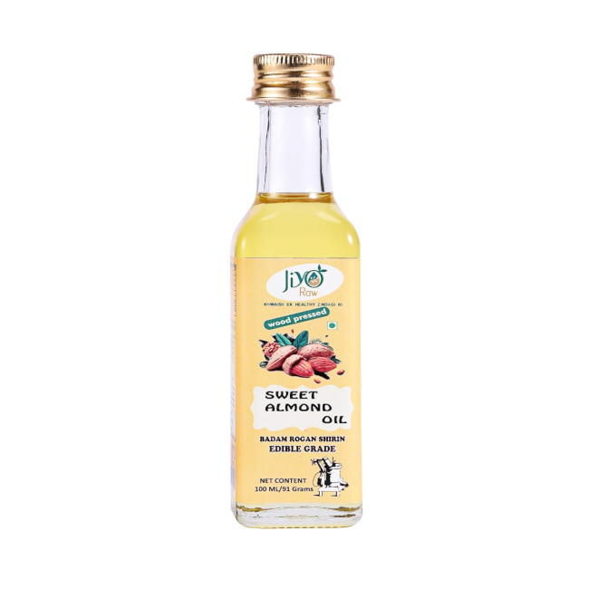 Wooden cold Pressed Sweet Almond Oil 