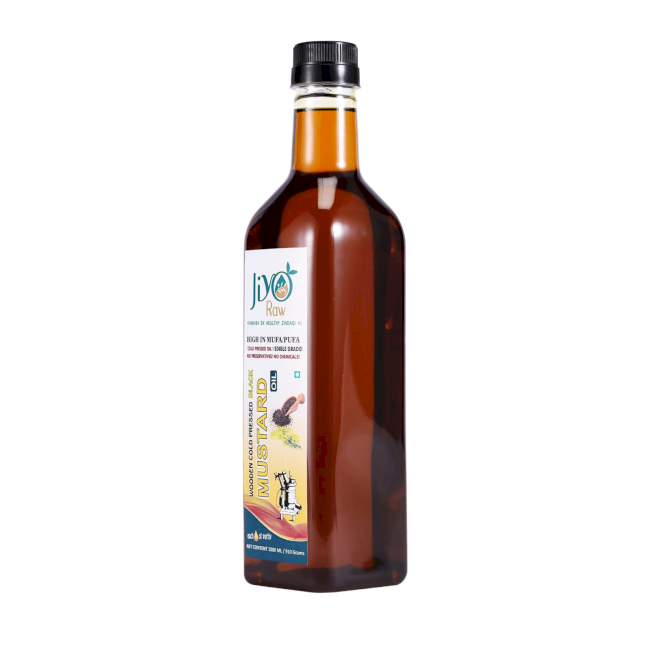 Wooden Cold Pressed Black Mustard Oil